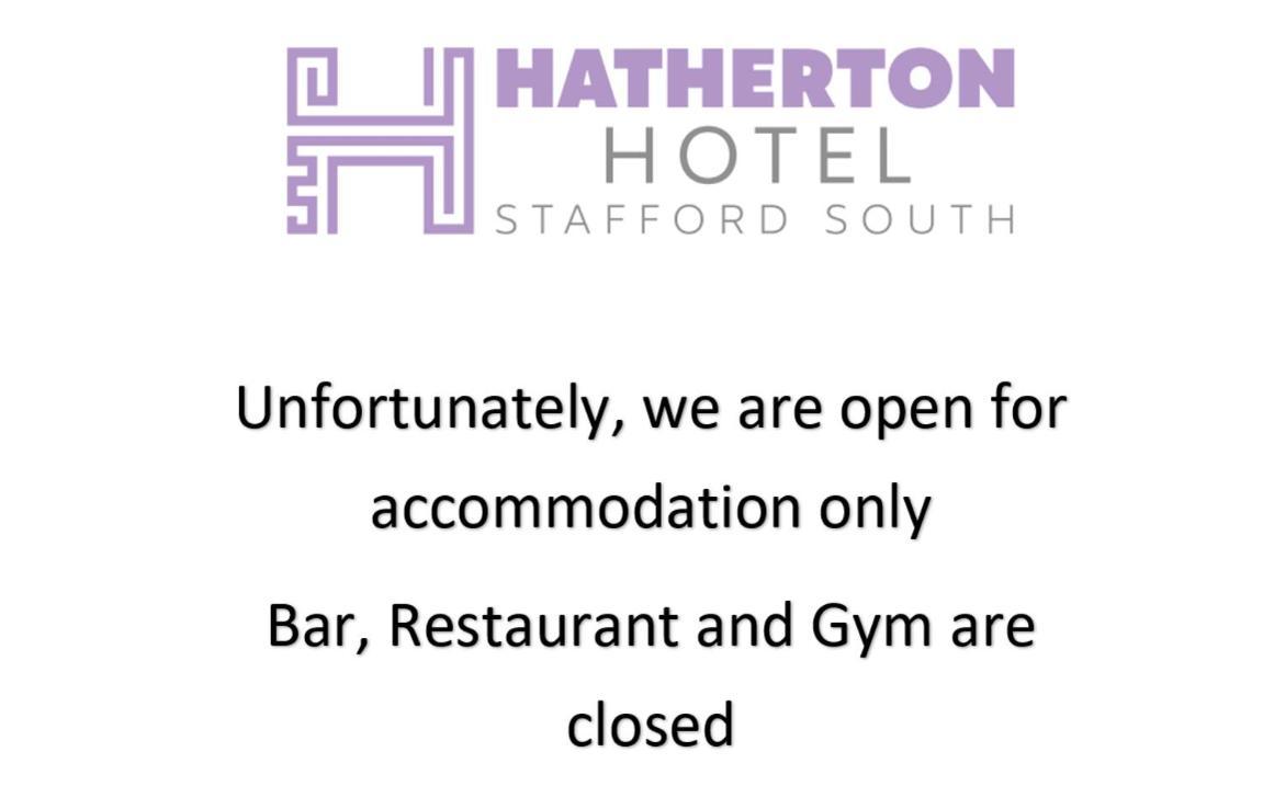 Stafford South Hatherton Hotel Penkridge Exterior photo
